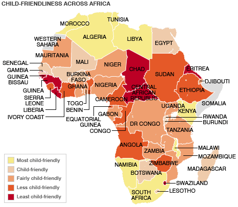 Map Of Africa For Children. Here is a map showing the
